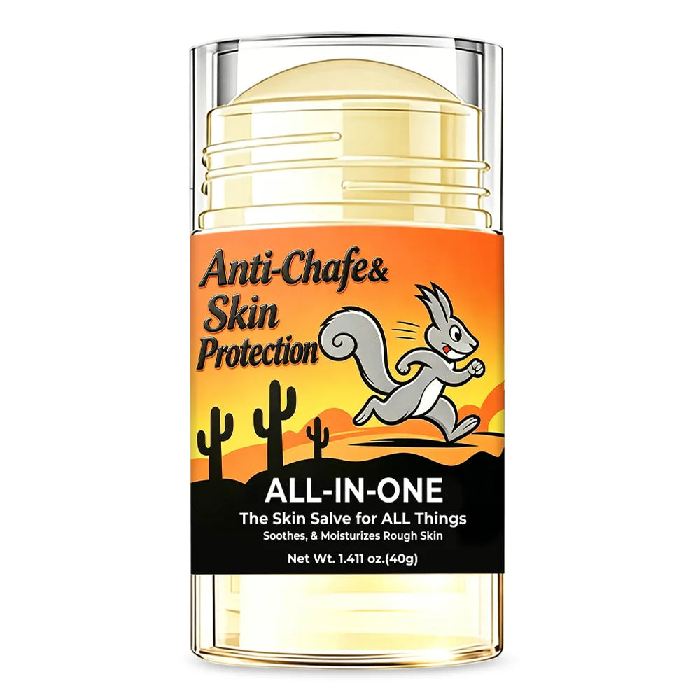 Anti-Chafe Body Balm Stick – Thighs, Underarms & Feet, 40g Body Balm Stick Qst Orange 80g