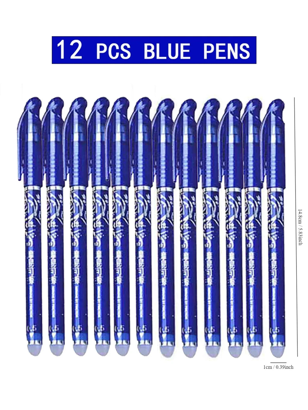 Kawaii Erasable Gel Pen Refills | Fine Point 0.5mm Blue Ink Erasable Gel Pen Refills Qme