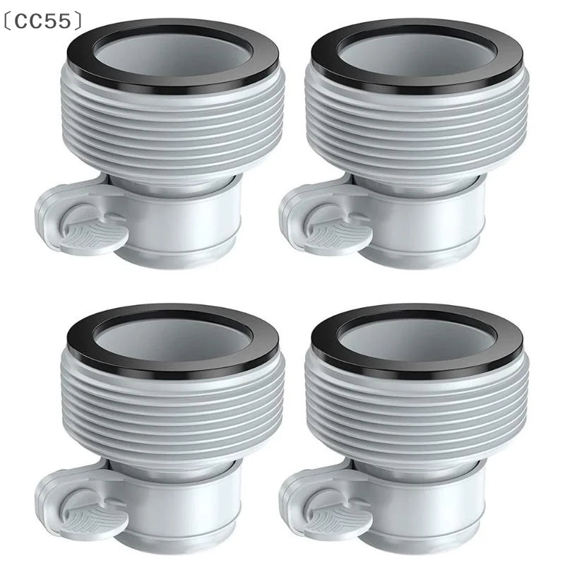 Pool Hose Adapter 1.25–1.5 Inch Conversion Kit for Intex Pumps Pool Hose Adapter Qst