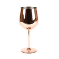 Unbreakable 500ml Stainless Steel Goblet | Wine & Cocktail Glass Stainless Steel Goblet Qst Rose Gold 500