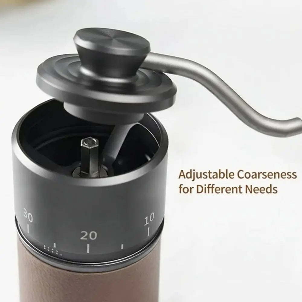 RECAFIMIL Manual Burr Coffee Grinder – CNC Stainless 30g Manual Burr Grinder Qst