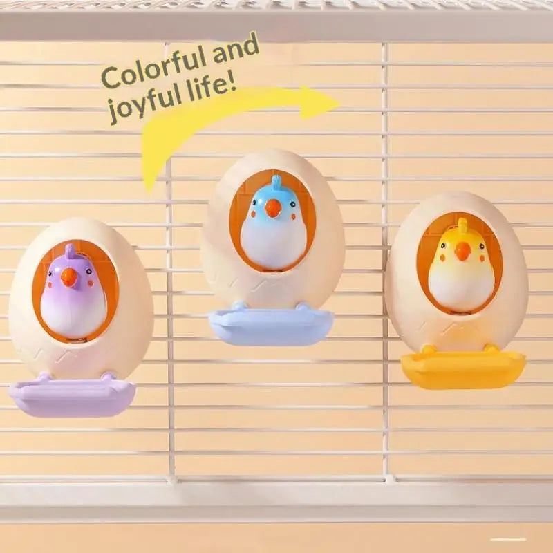 Interactive Bird Toy Feeding Bowl & Birdcage Decor Bird Toy Feeder Qme