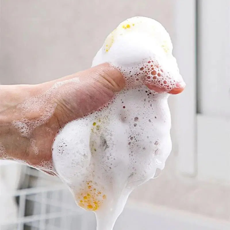 Double-Sided Dishwashing Sponge Scouring Pads – Set of 5 Sponge Scouring Pad Qme