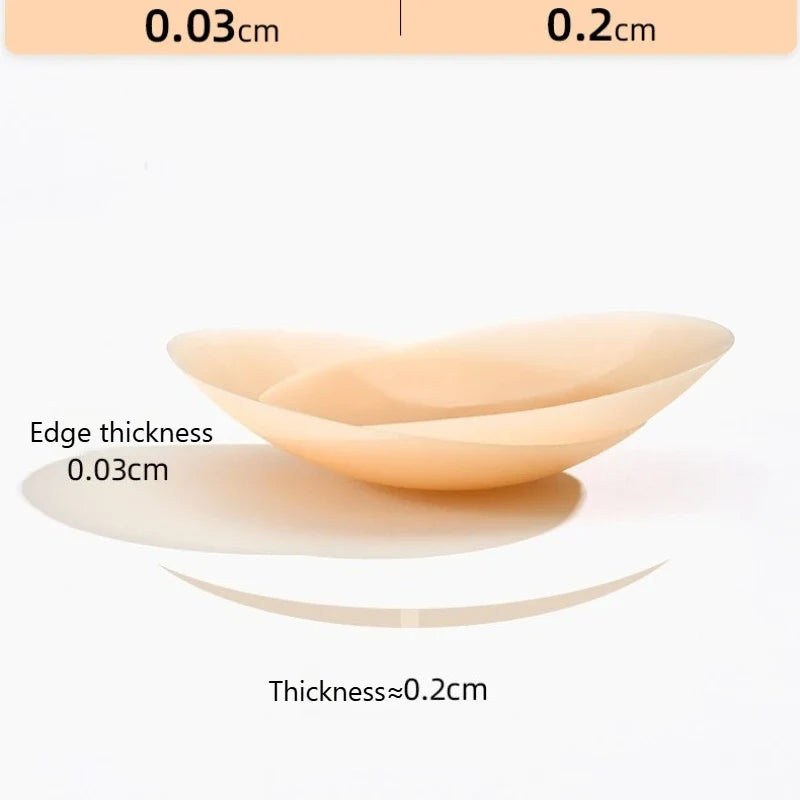 Silicone Self-Adhesive Nipple Covers – Seamless & Invisible Silicone Nipple Covers Qme