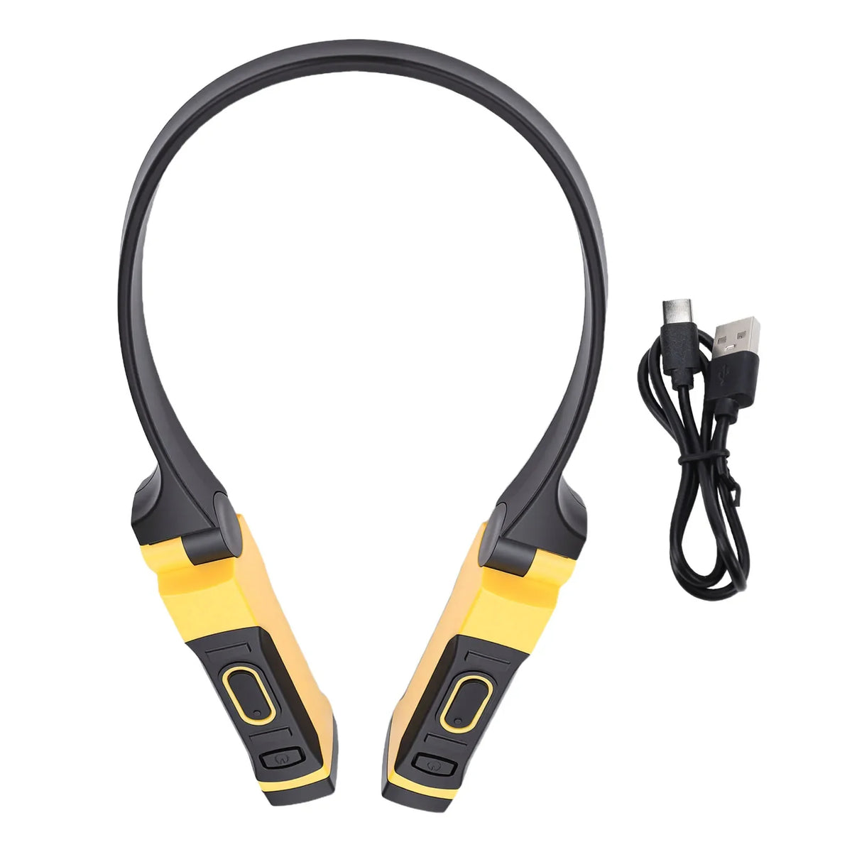 Rechargeable LED Neck Light | USB Camping & Outdoor Reading LED Neck Light Qme YELLOW