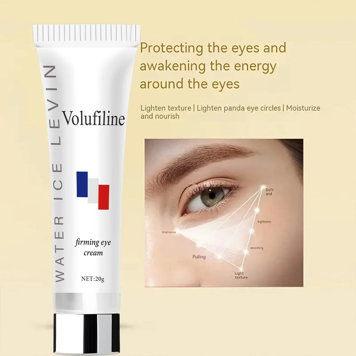 Volufiline Eye Cream – Hyaluronic Acid & Retinol Moisturizer Eye Cream Qme