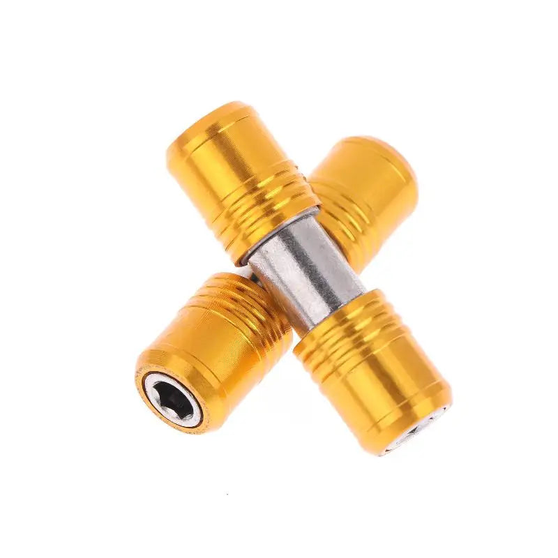 Double Head 1/4" Hex Quick Release Screwdriver Bit Holder Screwdriver Bit Holder Qme