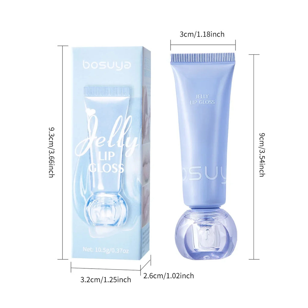 Moisturizing Jelly Lip Gloss – Waterproof & Non-Stick, 7 Shades Lip Gloss Qme