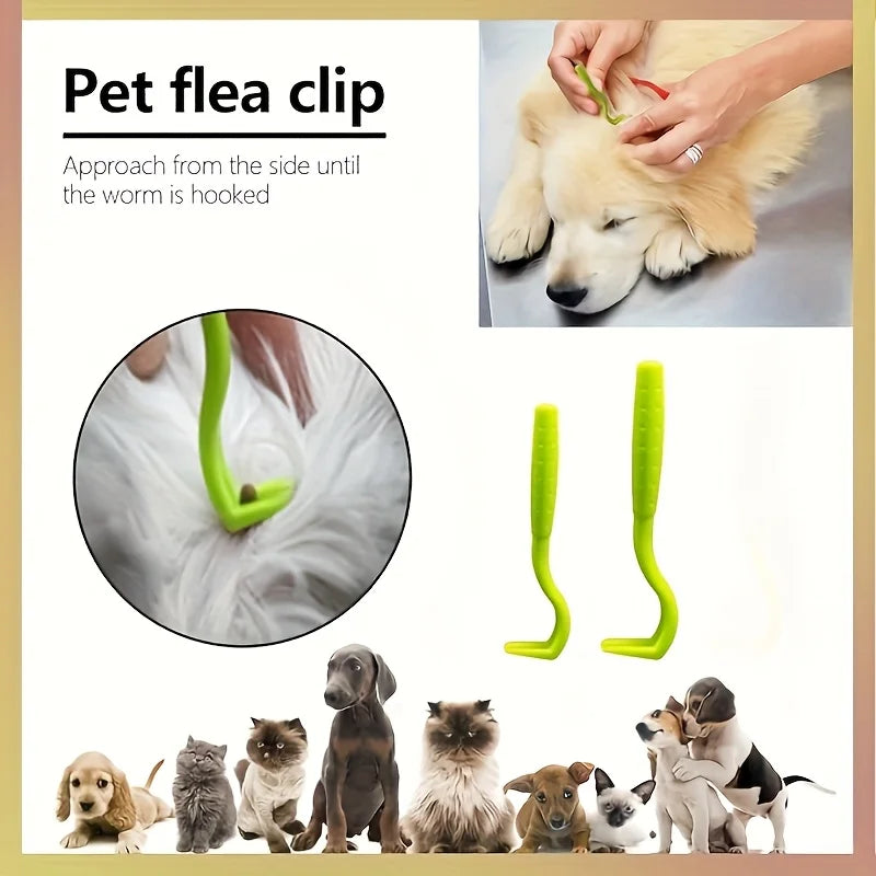 Tick Removal Tool for Dogs & Cats – Safe Pet Extractor Kit Pet Tick Extractor Qme