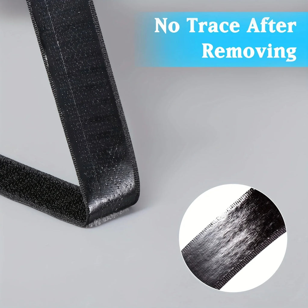 Self-Adhesive Hook & Loop Double-Sided Fabric Tape – Strong Hook & Loop Tape Qme