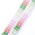 Crystal Faceted Disco Ball Glass Beads for Jewelry Making Jewelry Making Beads Qme Color 8 8mm-48pcs