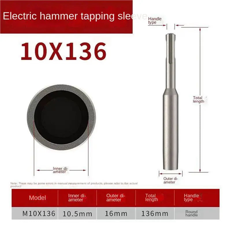 SDS+ Ground Rod Driver Earth Stake Hammer Drill Attachment Drill Accessory Qme