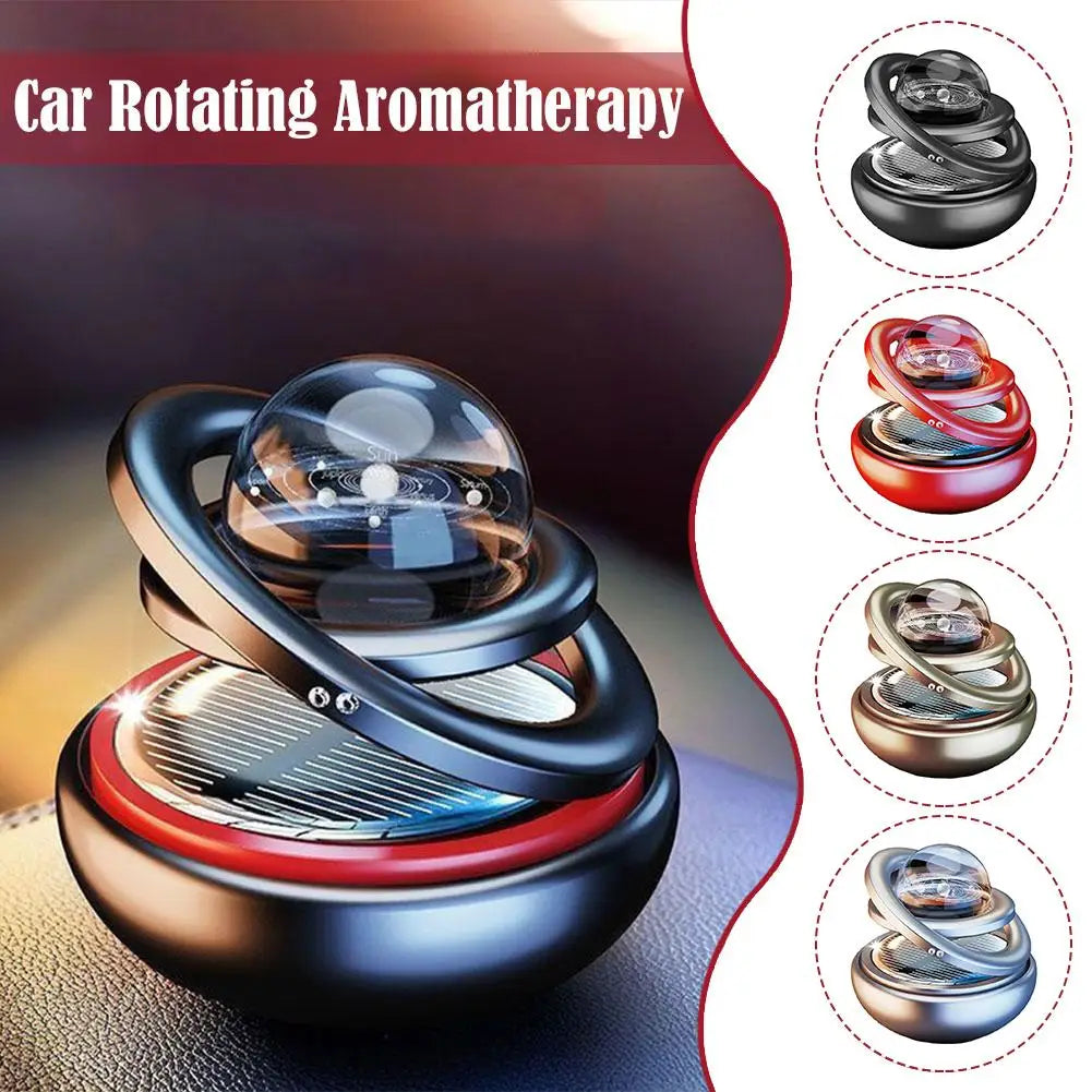 Solar Rotating Car Air Freshener & Aromatherapy Diffuser | Qme Car Air Freshener Qme