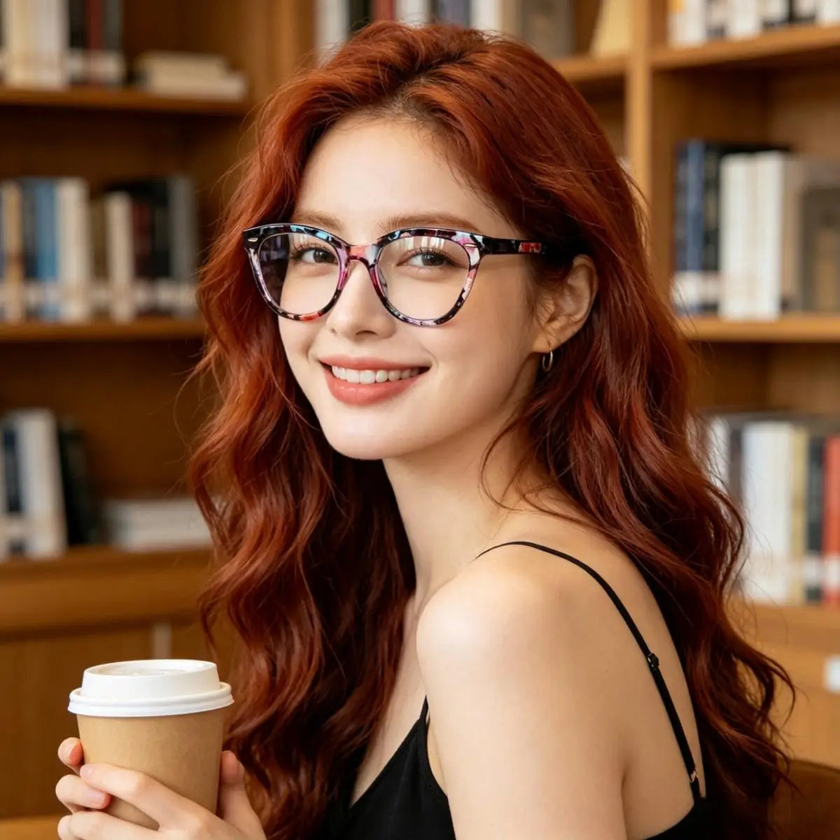 VOPHA L5 Floral Cat Eye Reading Glasses – Blue Light Blocking Reading Glasses Qst