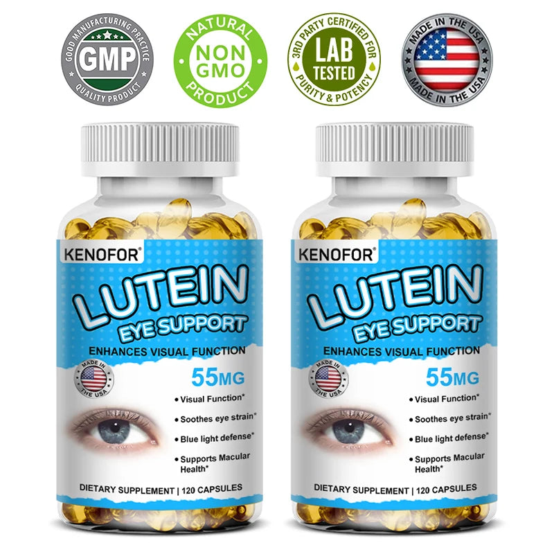 Kenofor Lutein Supplement – Antioxidant Eye Support Capsules Eye Support Supplement Qst