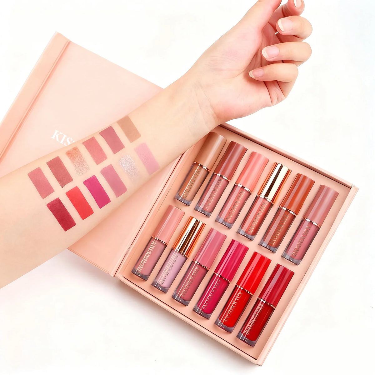 Petansy 12 Colors Matte Liquid Lipstick Set – Waterproof Liquid Lipstick Set Qme 30ml