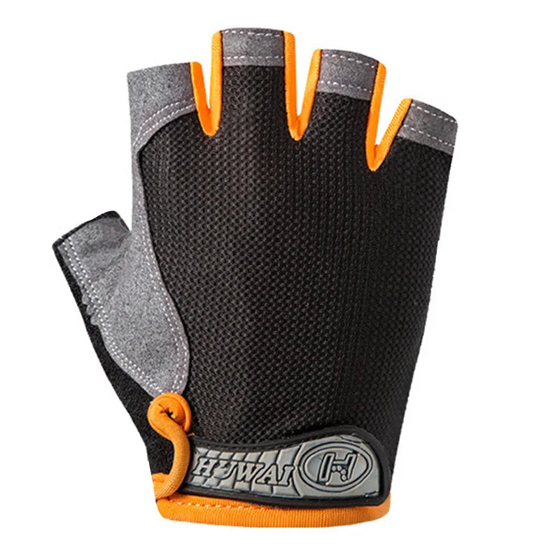 Half Finger Cycling Gloves – Anti-Slip & Breathable Unisex Fingerless Cycling Gloves Qme