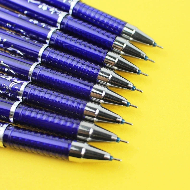Blue Needle-Tip Erasable Gel Pens – Kawaii School Stationery Erasable Gel Pens Qme