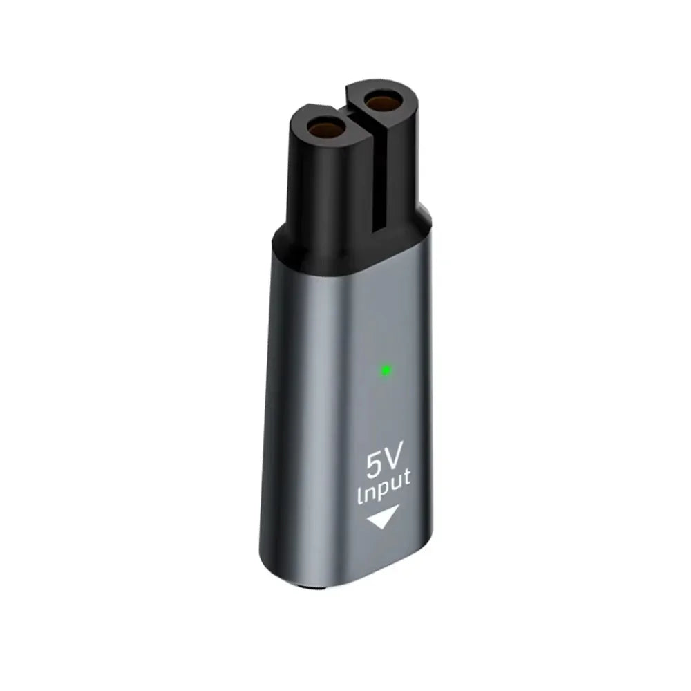 5V USB-C Shaver Charger Adapter for Philips Norelco OneBlade Shaver Charger Adapter Qme GRAY