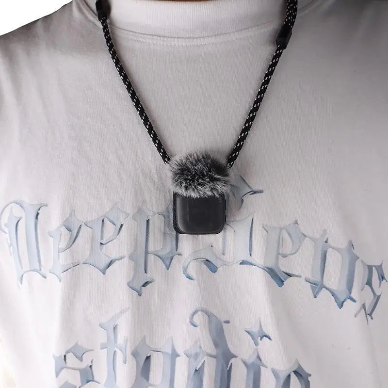 Magnetic Mic Necklace Holder – Hands-Free Microphone Mount Microphone Mount Qme