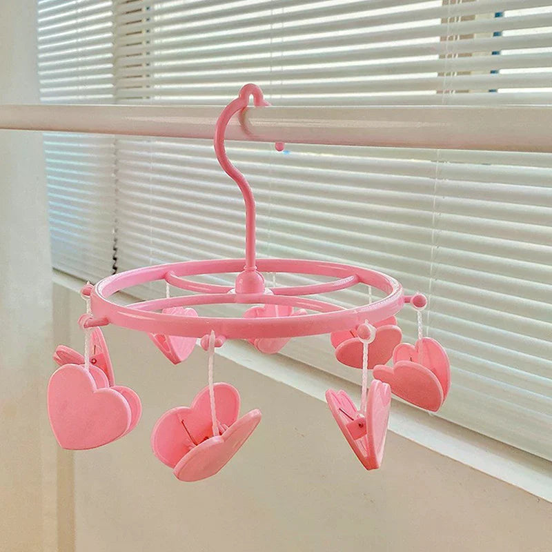 Strawberry Windproof Clothes Drying Rack – Socks & Underwear Hanger Clothes Drying Rack Qme
