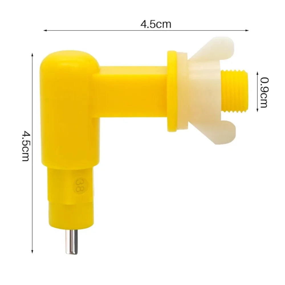 Automatic Chicken Waterer Nipple Nozzles – Leak-Proof Poultry Poultry Waterer Nozzle Qme
