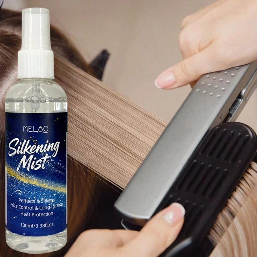 MELAO Hair Silkening Mist – Frizz Control & Shine Spray Hair Silkening Mist Qme