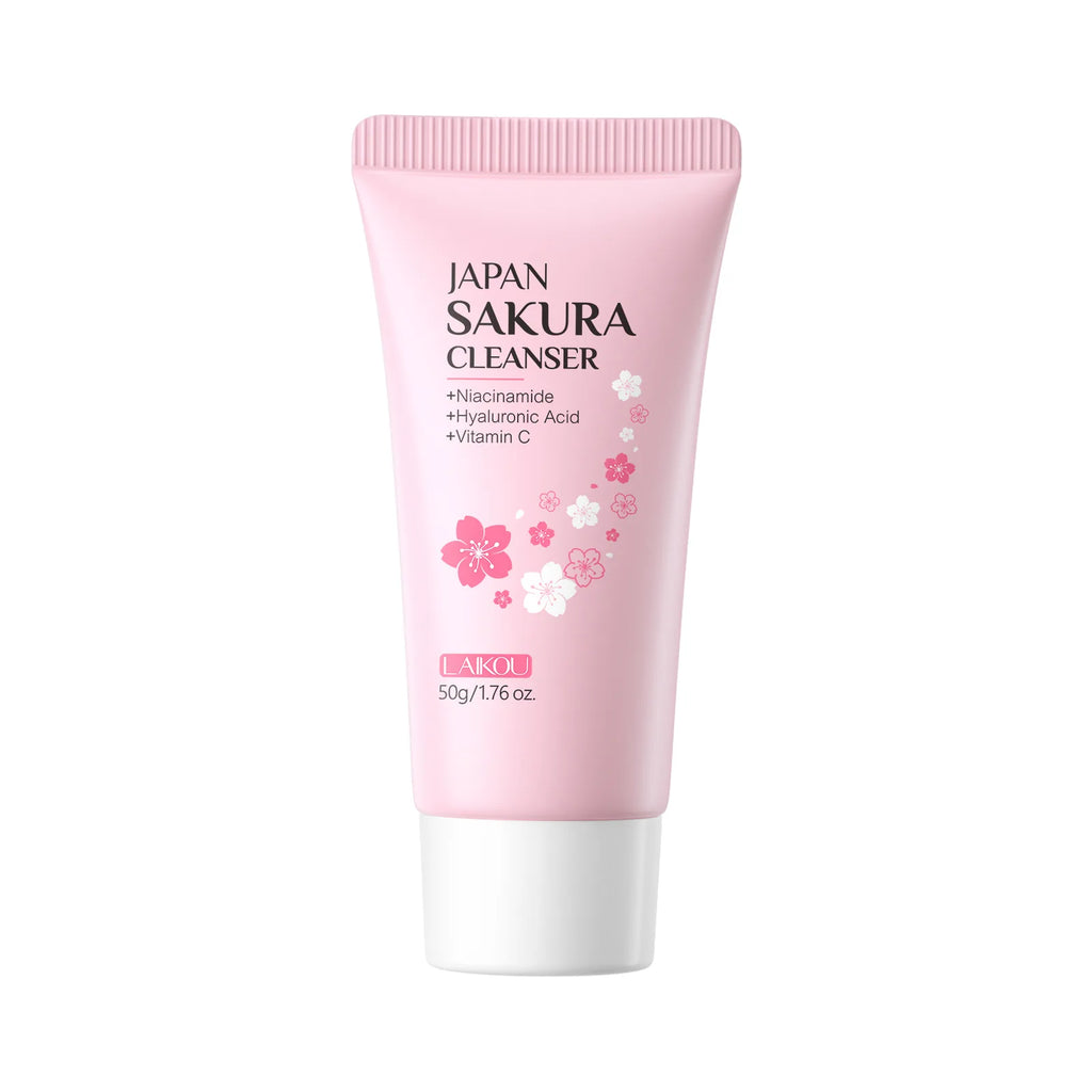 Sakura Facial Cleanser – Oil Control, Pore Cleanse & Moisture Facial Cleanser Qme 1pc