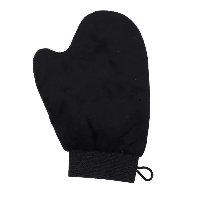 Reusable Fingerless Self-Tanning Glove for Lotion & Mousse Self-Tanning Applicator Qme Black