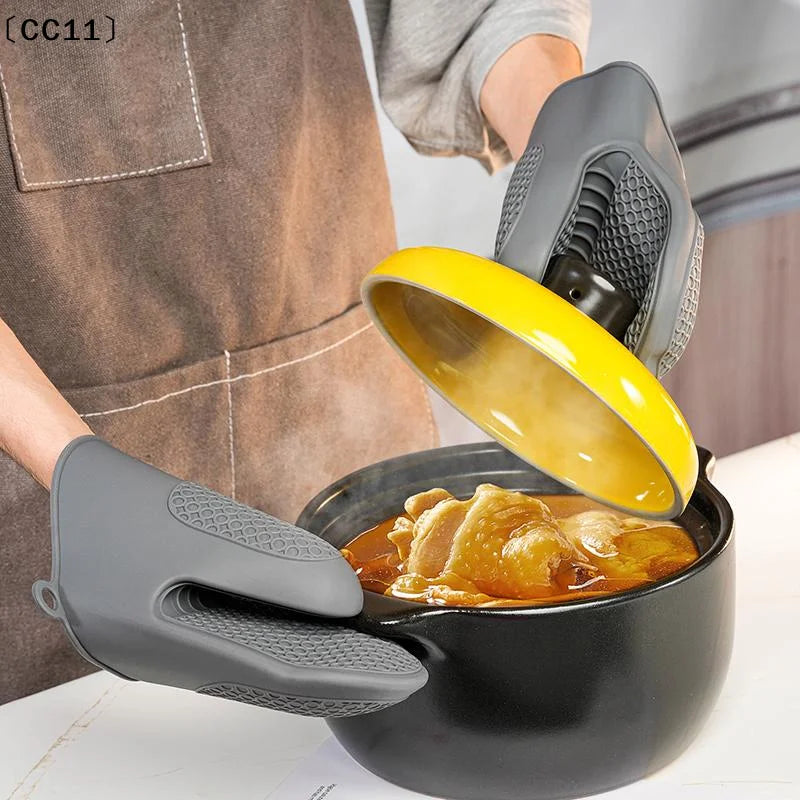 Silicone Heat-Resistant Hand Clip – Kitchen Oven Mitt Grip Silicone Oven Clip Qme