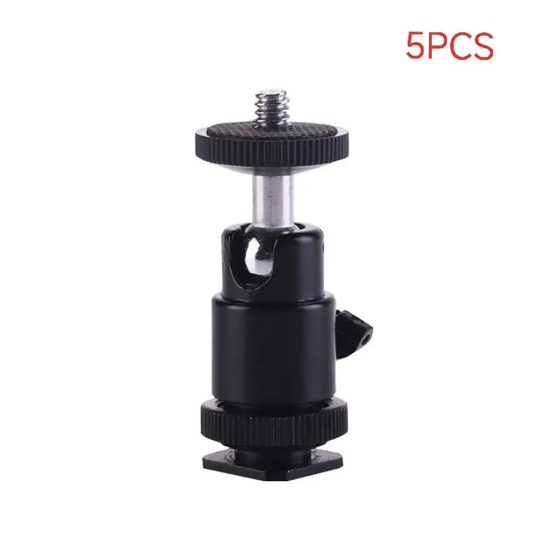 Flexible Phone Mount Camera Hot Shoe Tripod Adapter Clip Camera Phone Mount Qme A2 5pcs
