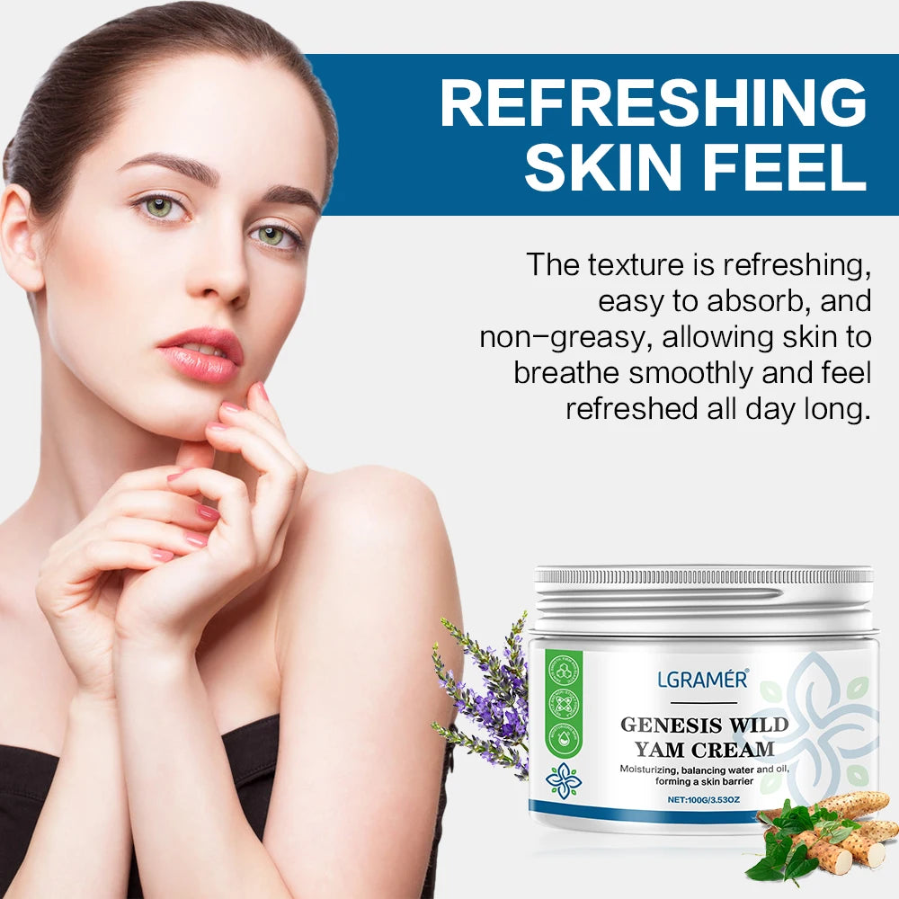 Wild Yam Root Cream – Moisturizing Skin Care for Women Moisturizing Skin Cream Qst
