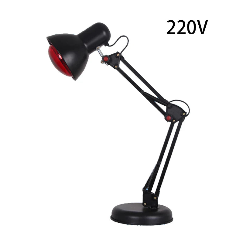 VamsLuna 150W Infrared Heating Lamp – Muscle Relaxation Infrared Heating Lamp Qst 220v black EUplug