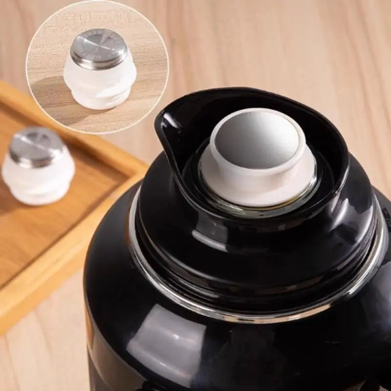 Stainless Steel Thermos Bottle Stopper – Food-Grade Silicone Cap Bottle Stopper Qst