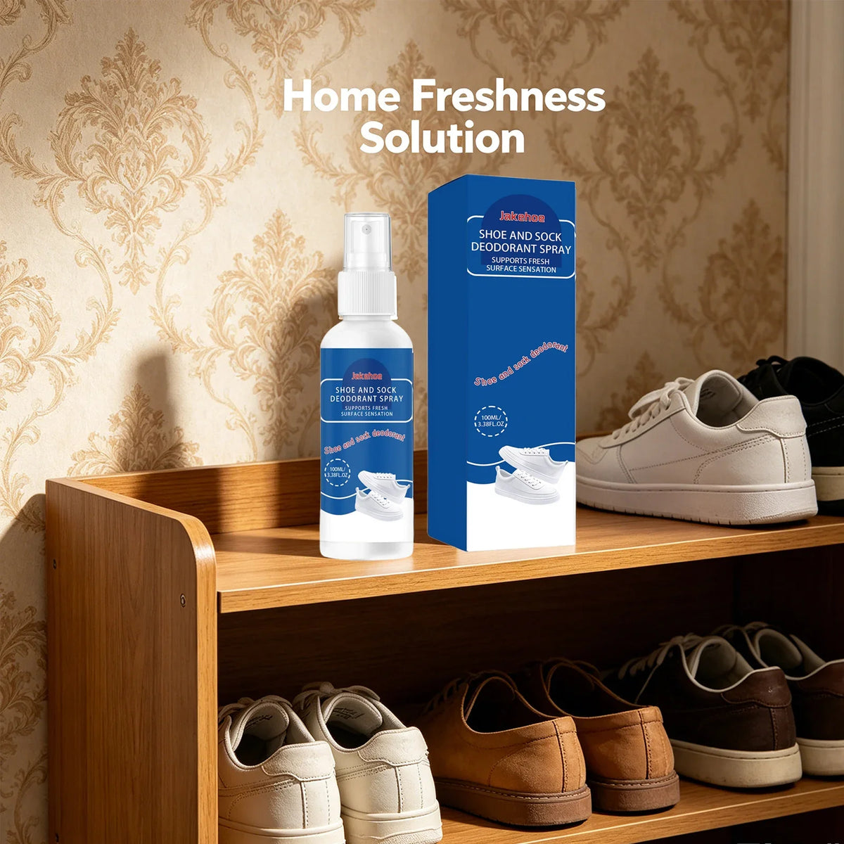 Shoe & Sock Deodorant Spray – Odor Neutralizing Freshener Shoe Deodorant Spray Qme