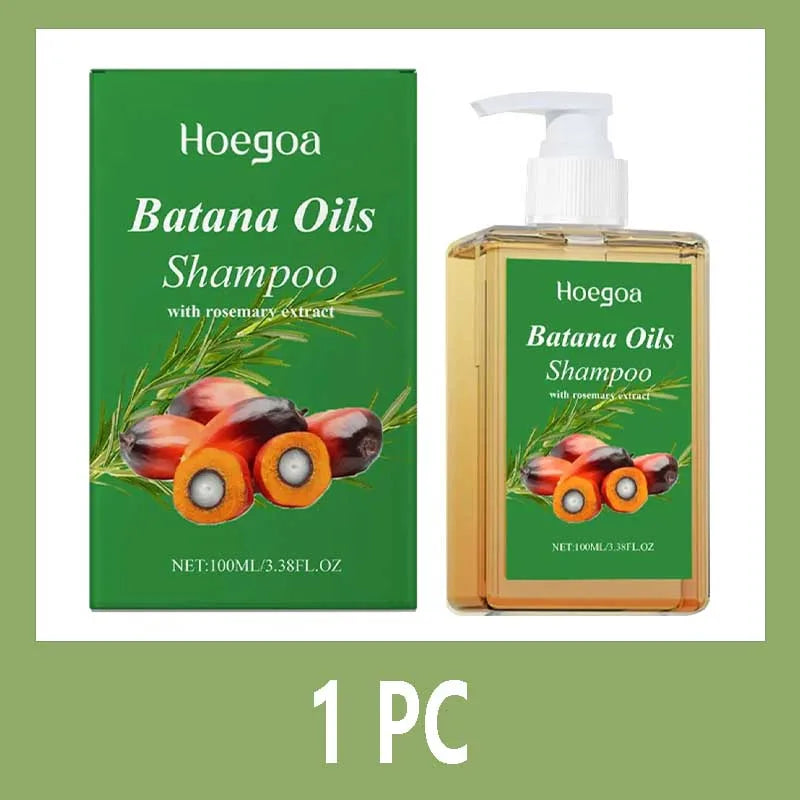 Organic Batana Oil Shampoo – Scalp & Hair Repair | Rosemary Nourishing Shampoo Qme 1PC
