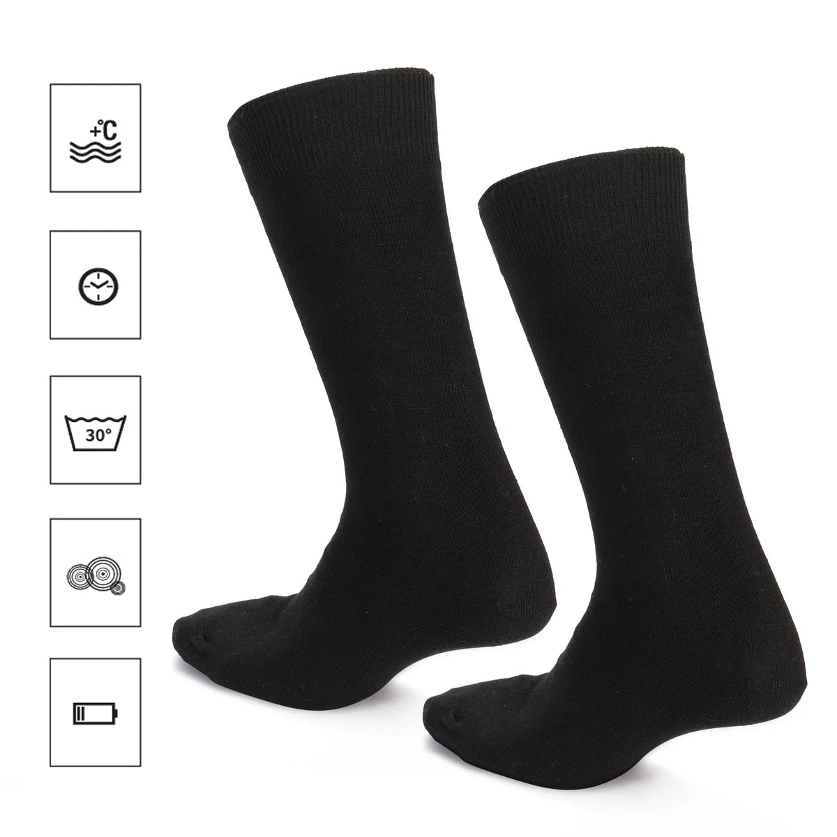 Electric Heated Socks Rechargeable USB | One Size, 6 Colors Electric Heated Socks Qme