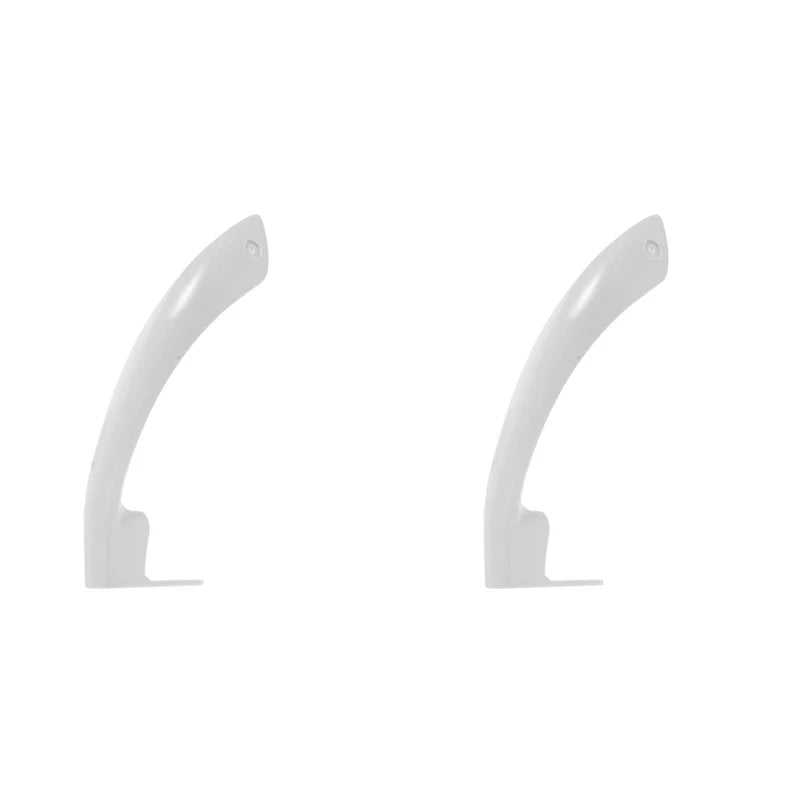 2x Refrigerator Freezer Door Handle Replacement – White Plastic Appliance Replacement Part Qst Default Title