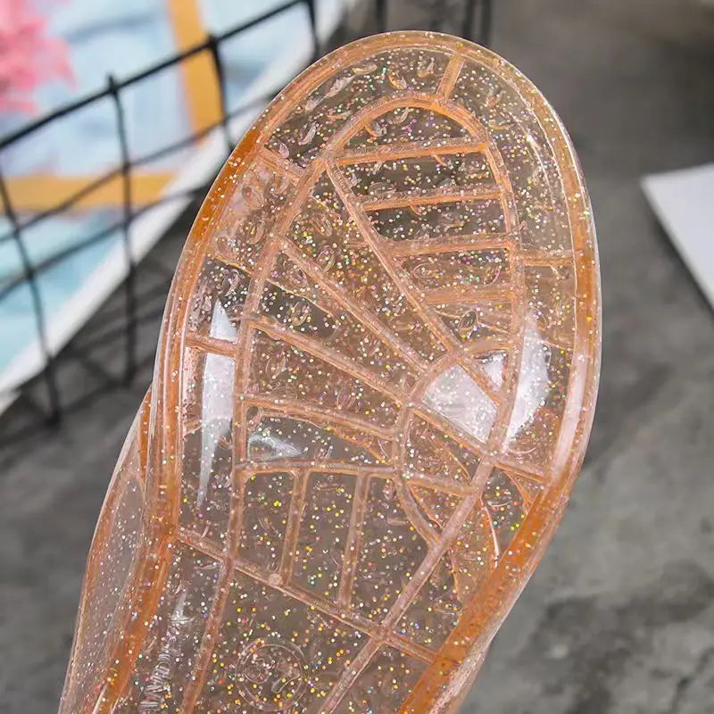 Women's Transparent Jelly Sandals – Non-Slip Casual Slides Women's Jelly Sandals Qst