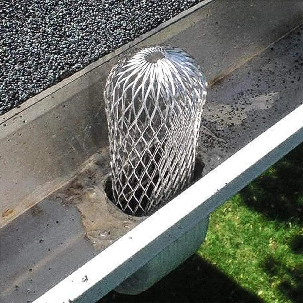 Aluminum Mesh Gutter Guard – Leaf & Debris Filter 2–6 Pack Gutter Guard Filter Qme