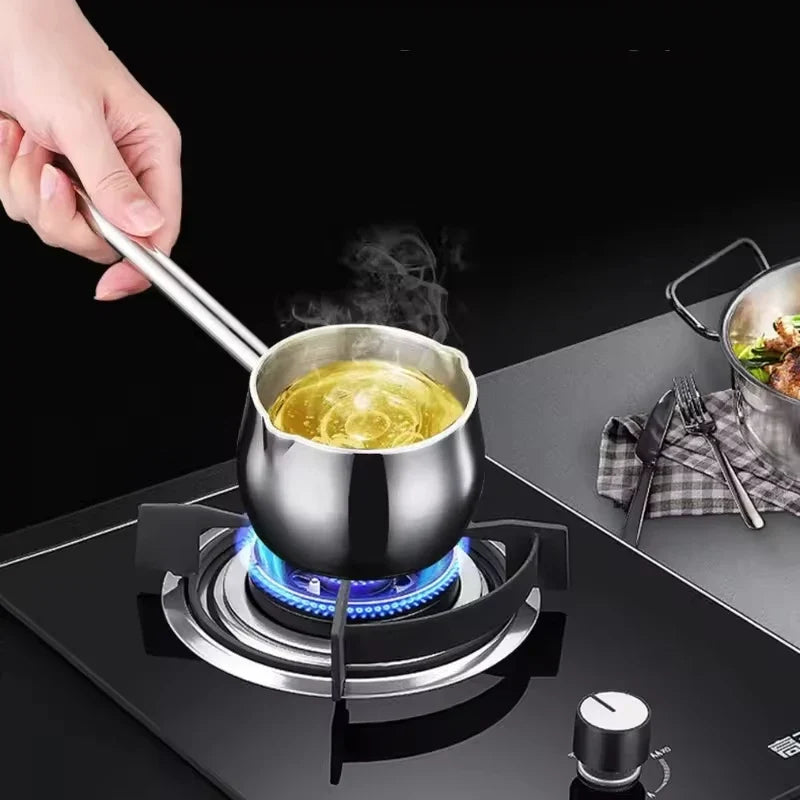 316 Stainless Steel Oil Spoon – Extended Anti-Splash Handle Kitchen Oil Spoon Qme