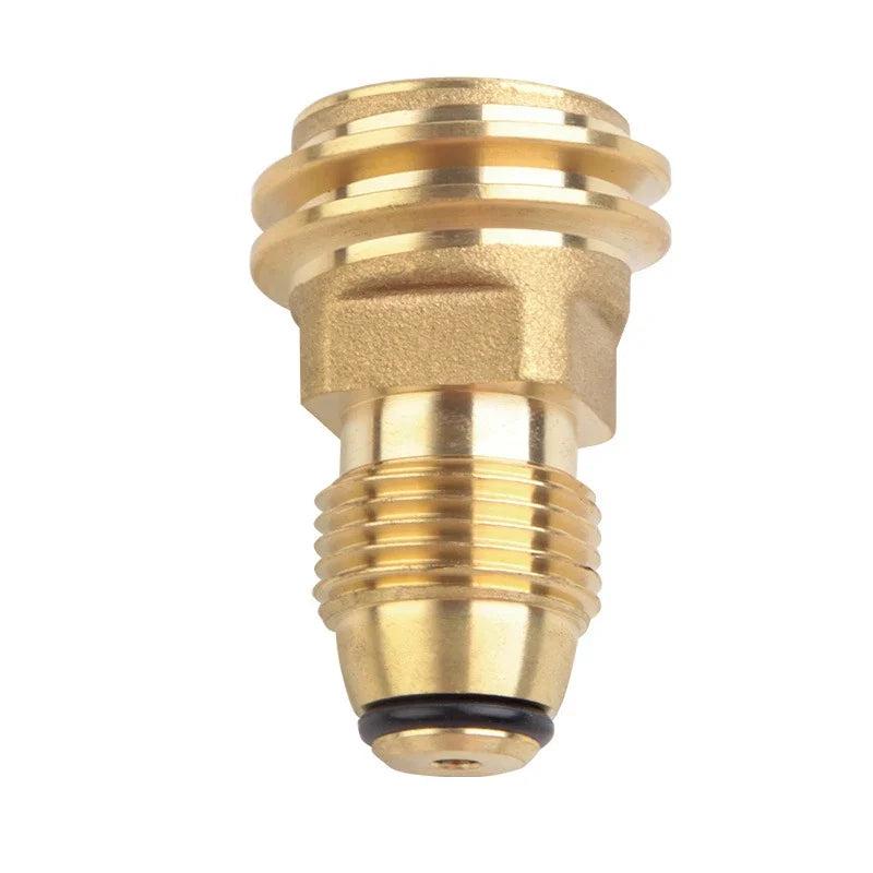 POL to QCC1 Propane Tank Adapter – Solid Brass 2-Pack Propane Tank Adapter Qme
