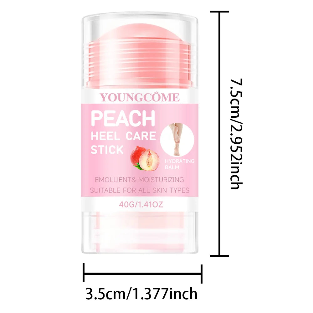 YOUNGCOME Peach & Vitamin E Moisturizing Body Care Stick 40g Body Moisturizer Stick Qst 40g