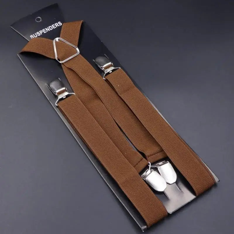 Adjustable X-Back Suspenders for Men, Women & Kids Suspenders & Braces Qst one size D
