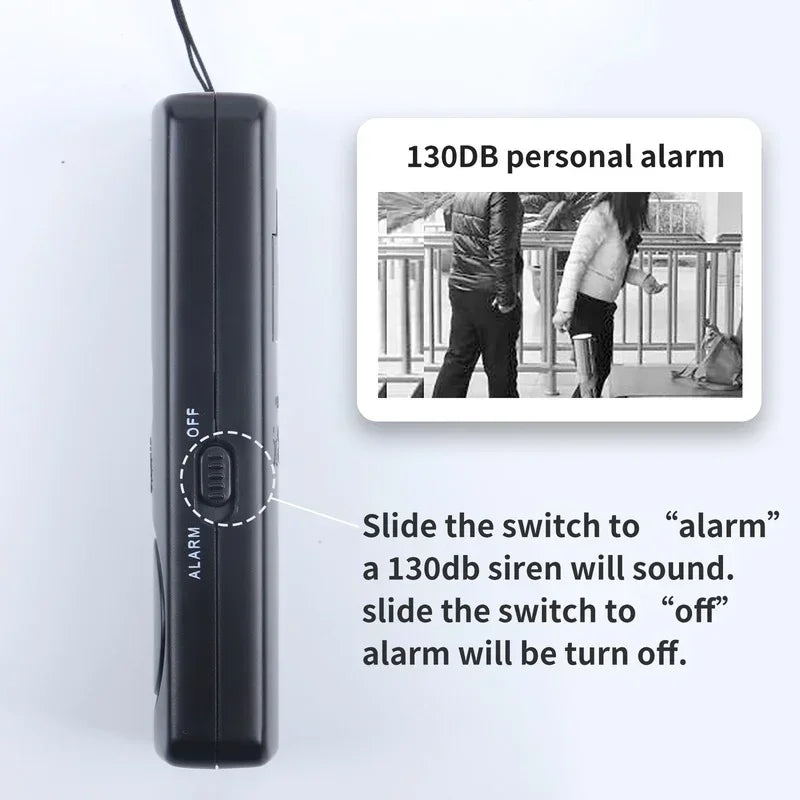 Personal Safety Alarm 120dB Emergency Keychain with LED Light Personal Safety Alarm Qme
