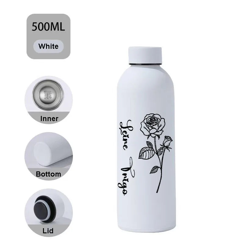 750ml Custom Name Vacuum Thermos Flask – Stainless Steel Vacuum Thermos Flask Qst