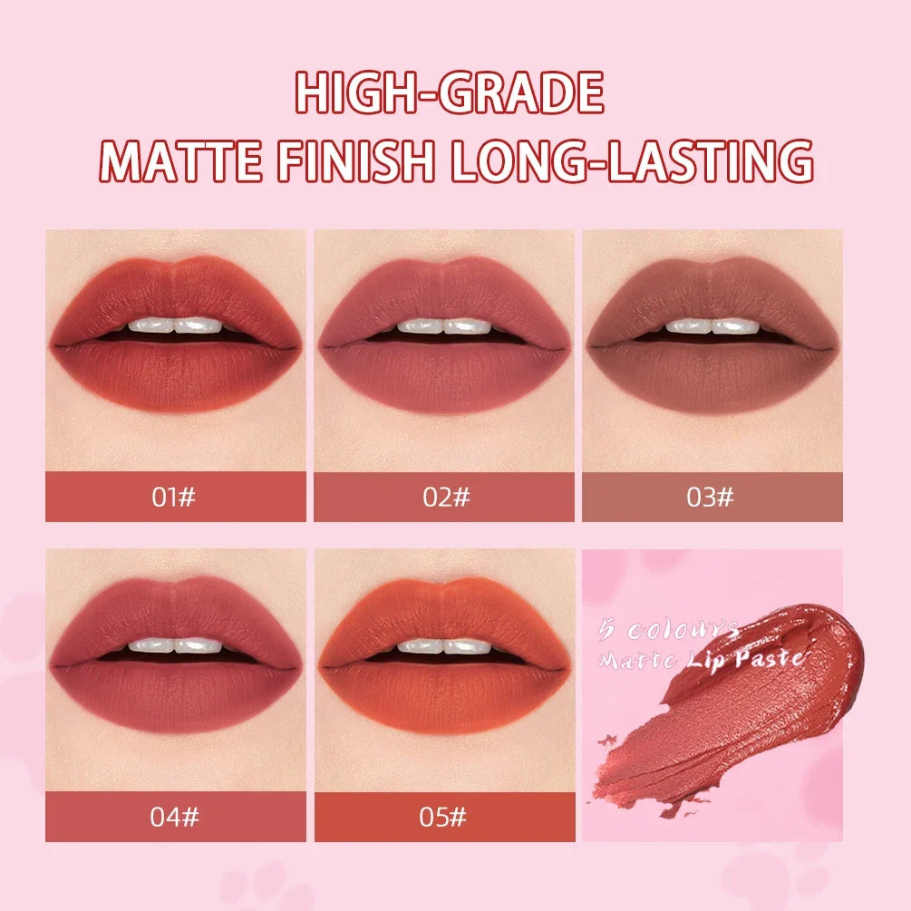 CACE Matte Liquid Lipstick – Waterproof Long-Lasting Lip Gloss Matte Liquid Lipstick Qme