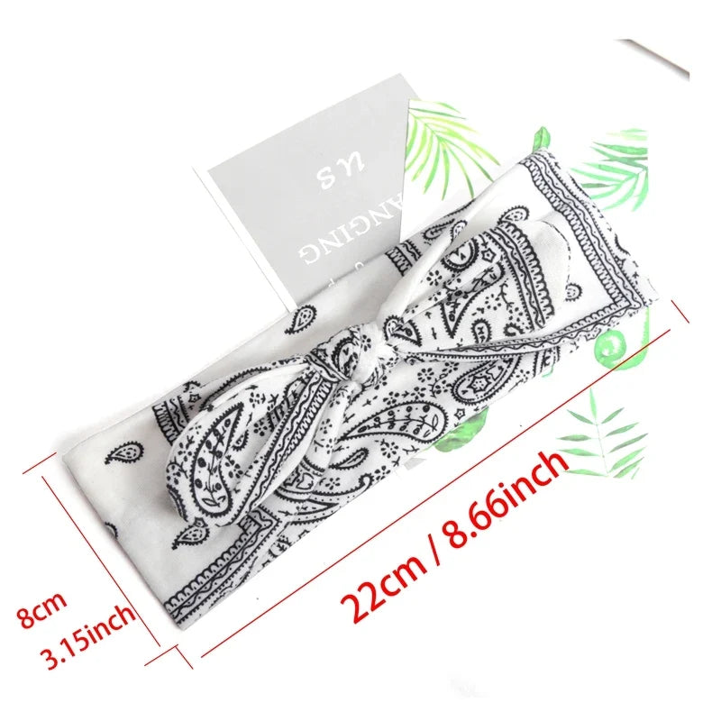 Women's Elastic Soft Vintage Headbands – Yoga & Workout Yoga Headband Qme