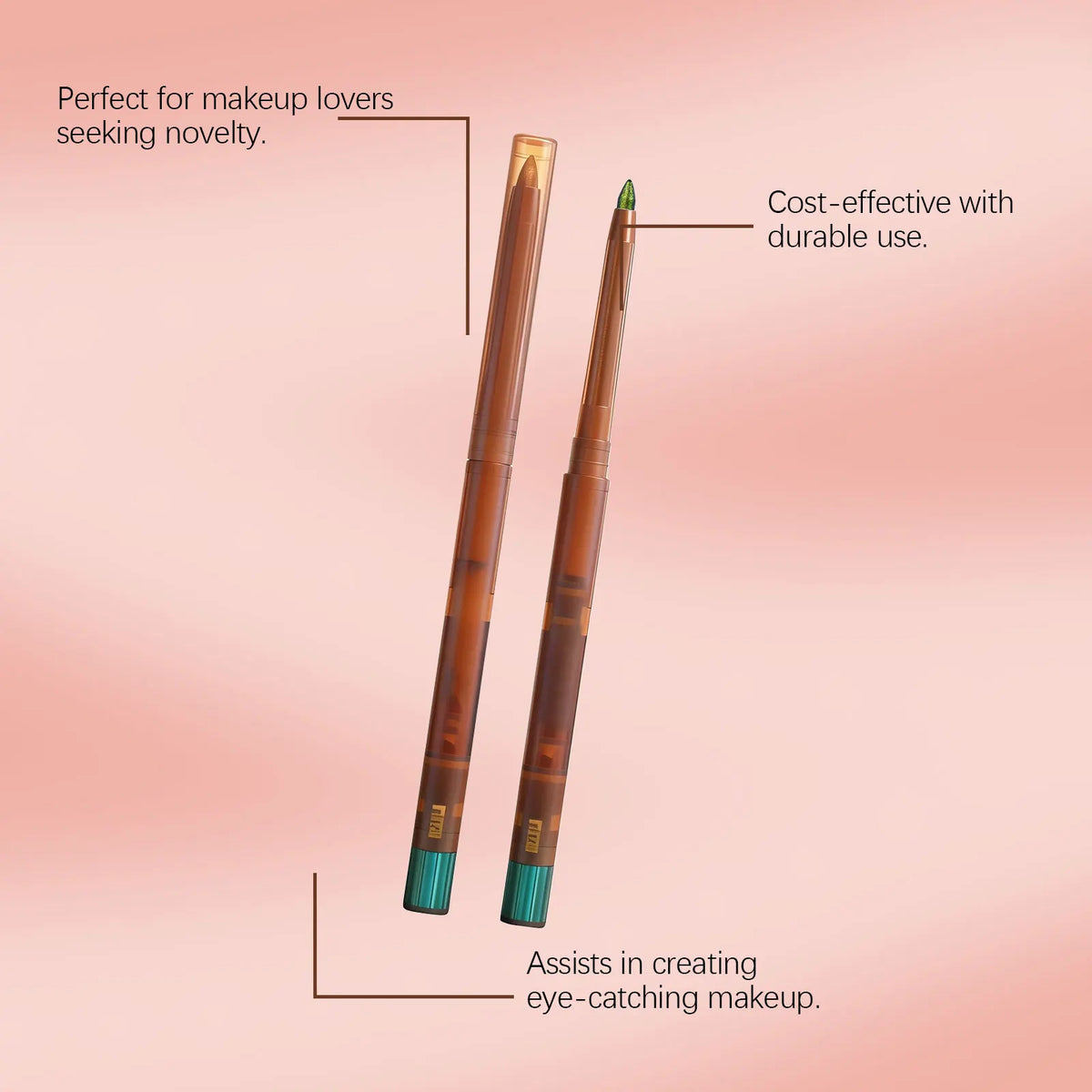 Photochromic Gel Eyeliner Pencil – Color-Shifting Shimmer Gel Eyeliner Pencil Qst