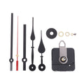 Silent Quartz Clock Movement Kit with Hands – DIY Repair Set Clock Movement Kit Qst Red